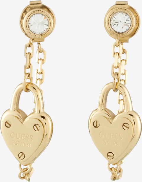 Pendientes All You Need Is Love Cadena Oro - Guess