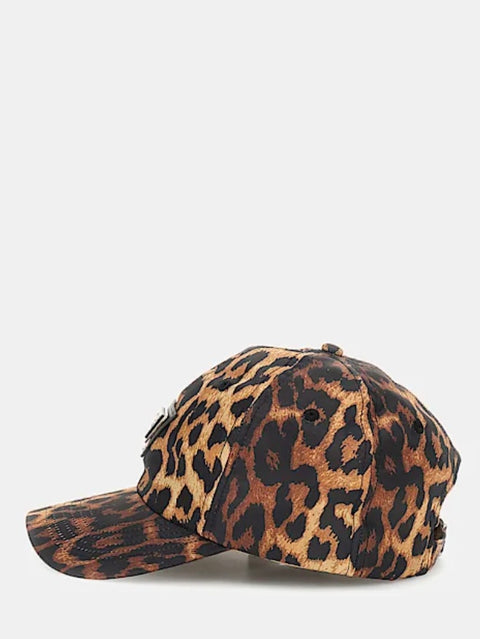 Gorra Con Visera Leopardo - Guess