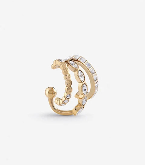 Piercing Triple Oro Crazy Earrings - Guess