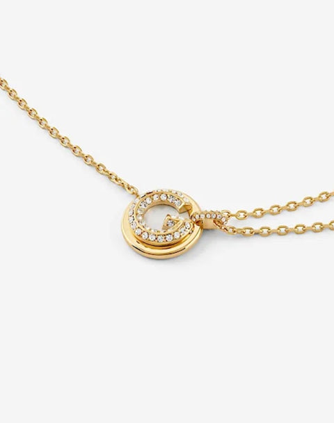 Collar G Cristal Oro - Guess