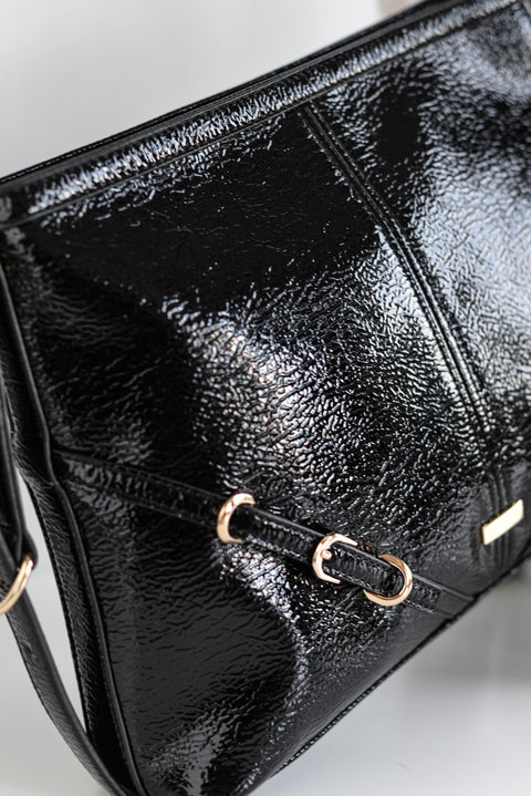 Bolso Hobo Charol Hebillas - Noco