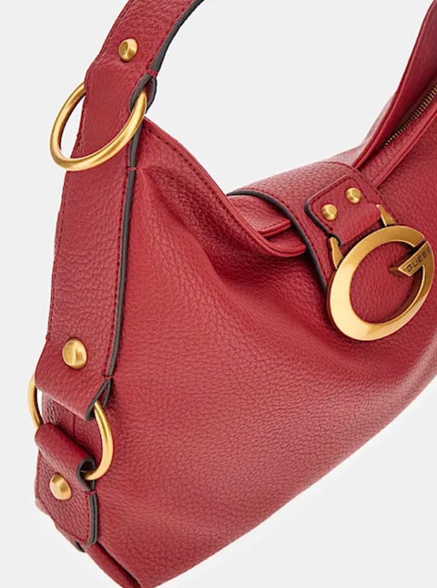 Bolso Hobo Camden Rojo -Guess
