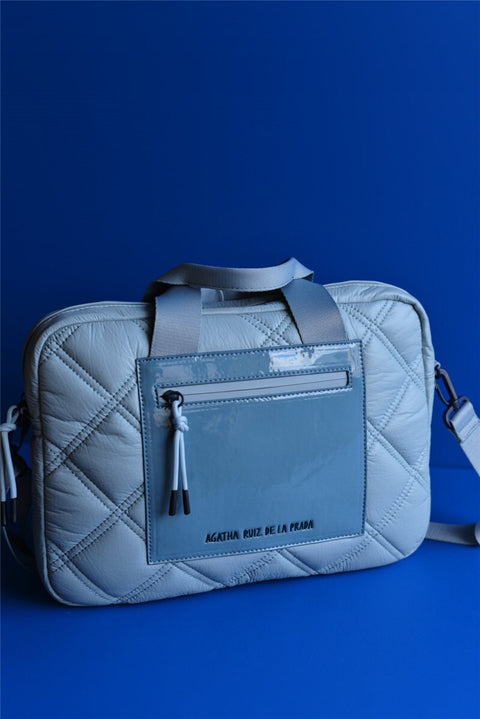 Maletín Ordenador Acolchado Azul - Agatha Ruiz De La Prada