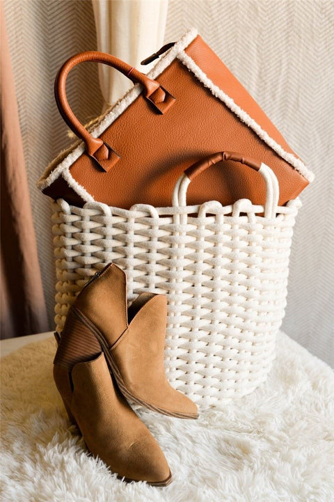 Bolso Tote Vivos Borreguito Camel - Noco