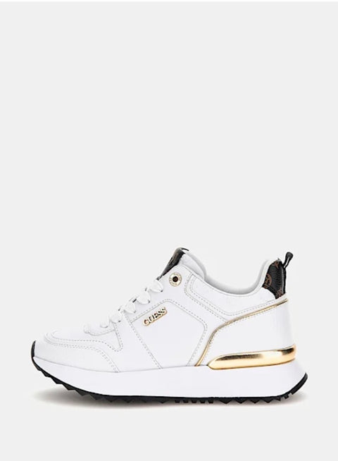 Sneaker Kaddy Blanco Logo 4G Y Peonia - Guess