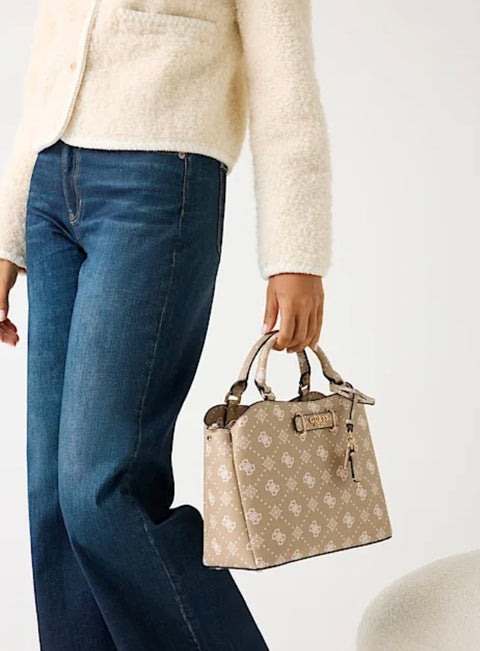 Bolso De Mano Silia Logo Biscotti - Guess