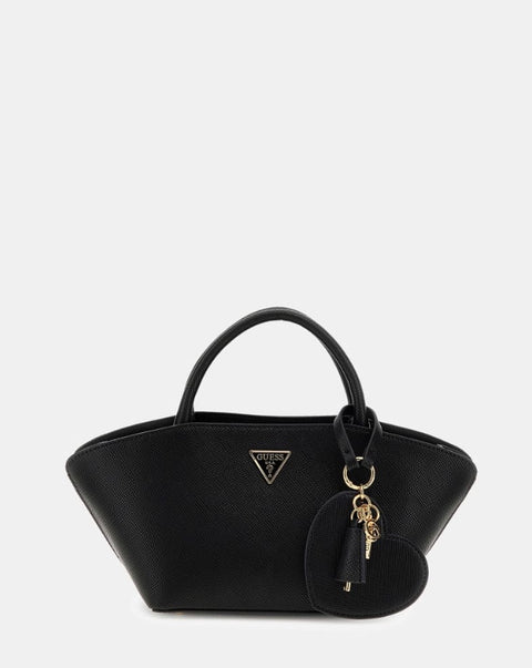 Bolso De Mano Mini Bolena Negro - Guess