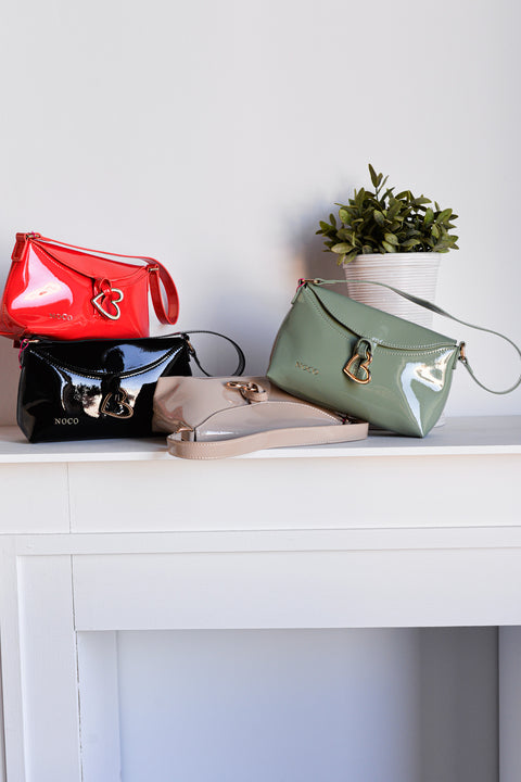 Bolso Bandolera Charol Corazón - Noco