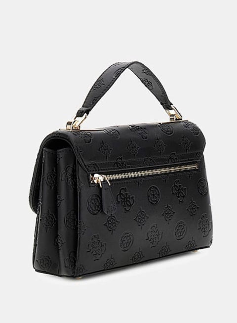 Bolso Bandolera Solapa Tisha Logo Negra - Guess