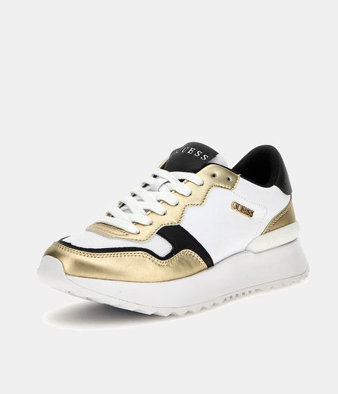 Sneaker Vinsa2 Negro Y Oro - Guess