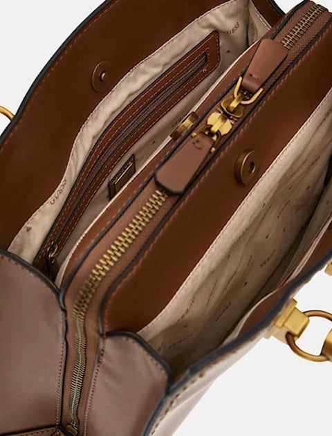 Bolso De Mano Stephi Coñac - Guess