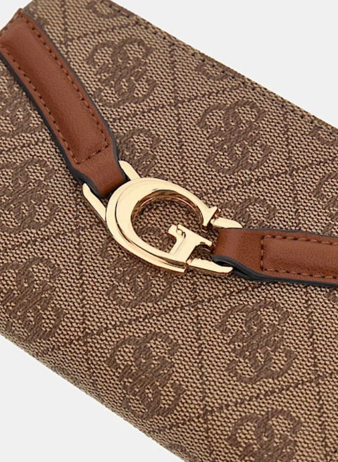 Billetera Mediana Dea Logo Latte - Guess