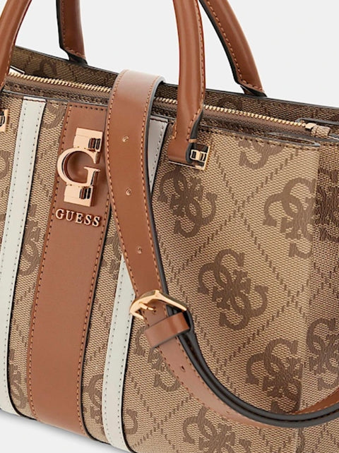 Bolso De Mano Erenia Logo Latte - Guess