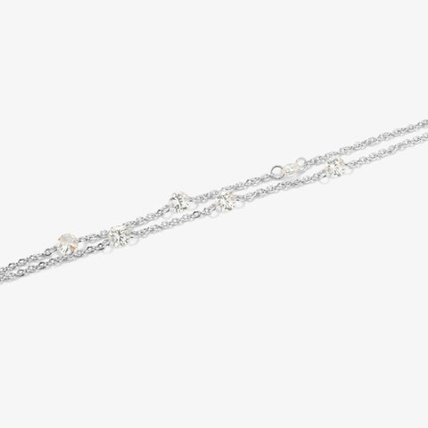 Pulsera Myfair Doble Cadenas Plata - Radiant Jewels