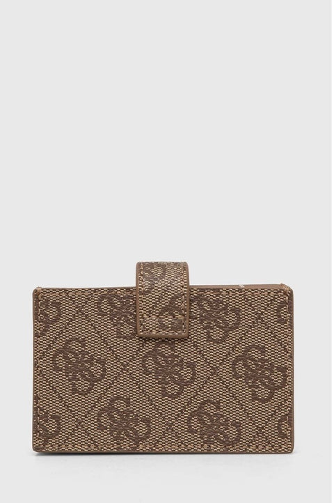 Tarjetero Monedero Logo 4G Latte - Guess
