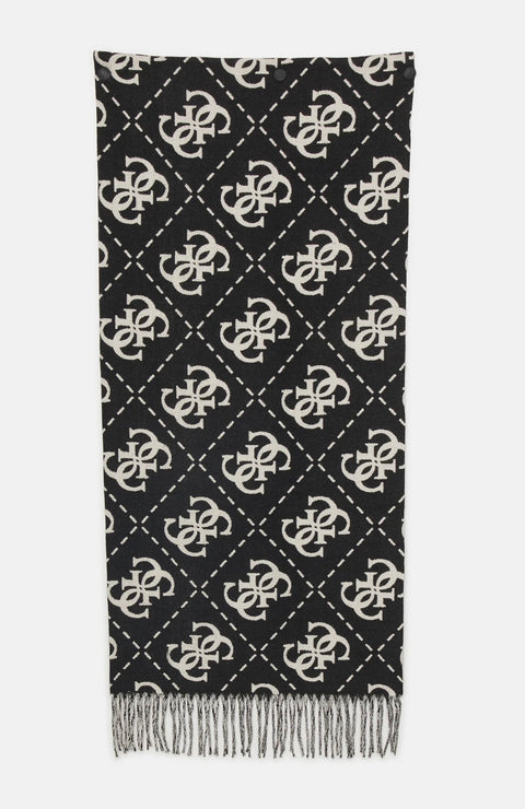 Bufanda Logo 4G Negra - Guess