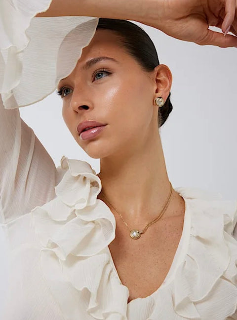 Collar G Cristal Oro - Guess