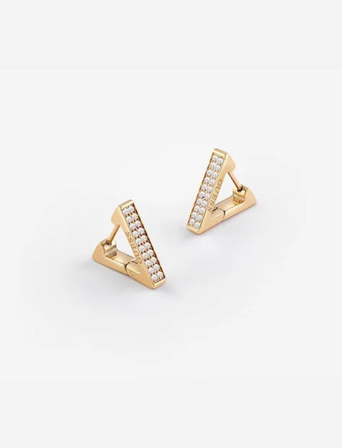Pendientes Triángulo Crazy Earrings Oro - Guess