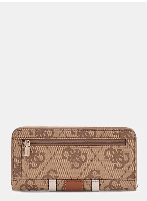 Billetera Grande Erenia Logo Latte - Guess