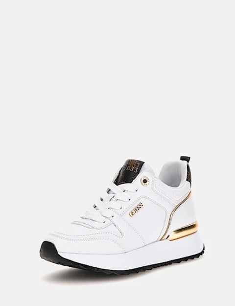 Sneaker Kaddy Blanco Logo 4G Y Peonia - Guess