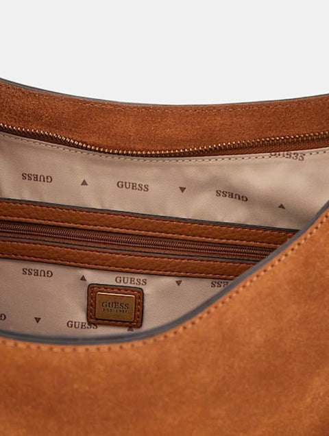 Bolso Hobo Camden Coñac Antelina -Guess