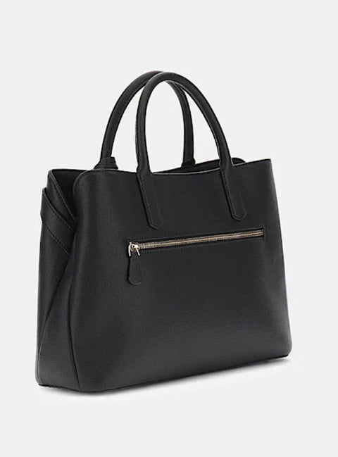 Bolso De Mano Gregoria Grande Negro - Guess
