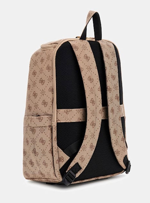 Mochila De Viaje Silia Logo Latte - Guess