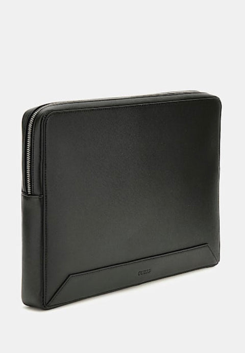 Portadocumentos Milano Safiano Negro - Guess