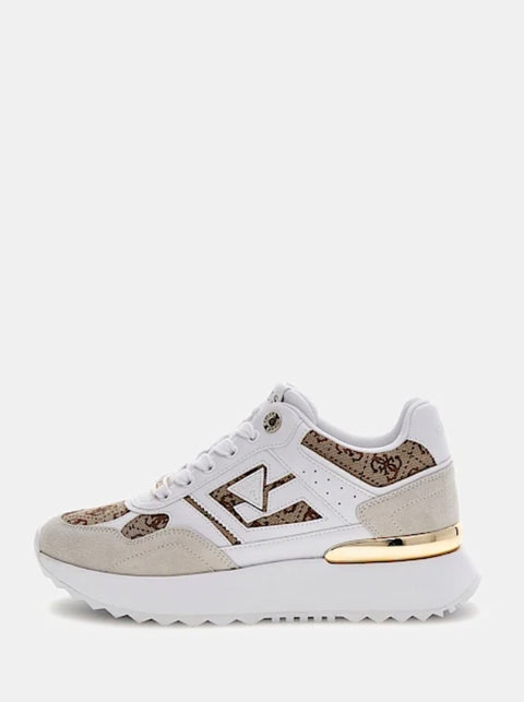 Sneaker Korenzo Logo 4 G Marron - Guess
