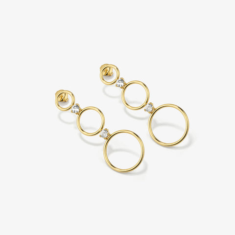 Pendientes Largos Zendaya Oro - Radiant Jewels