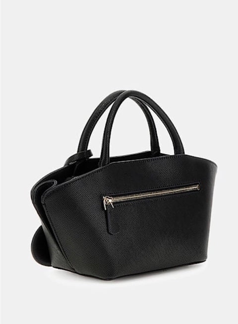 Bolso De Mano Mini Bolena Negro - Guess