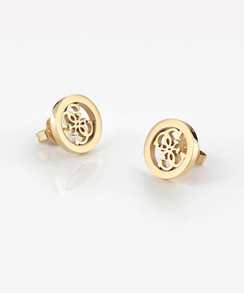 Pendientes Botón Studs Party 4G Oro - Guess