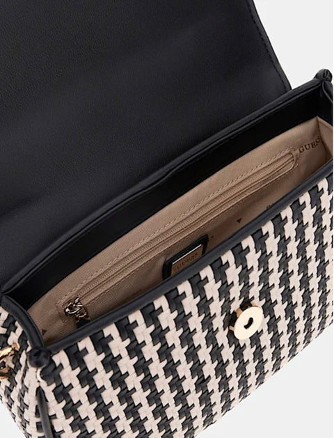 Bolso De Mano Mirema Negro Multi - Guess