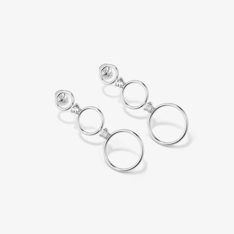 Pendientes Largos Zendaya Plata - Radiant Jewels