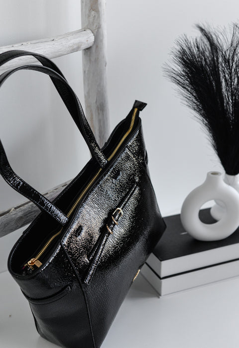 Bolso Shopper Charol Hebillas - Noco