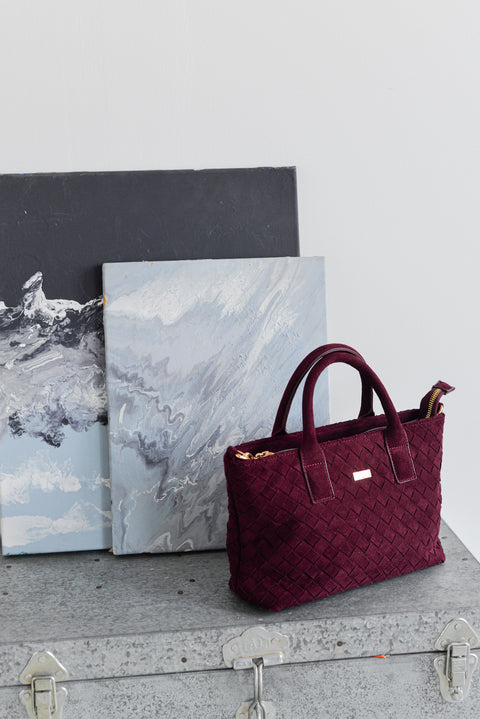 Bolso De Mano Ante Trenzado - Noco