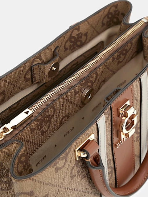 Bolso De Mano Erenia Logo Latte - Guess