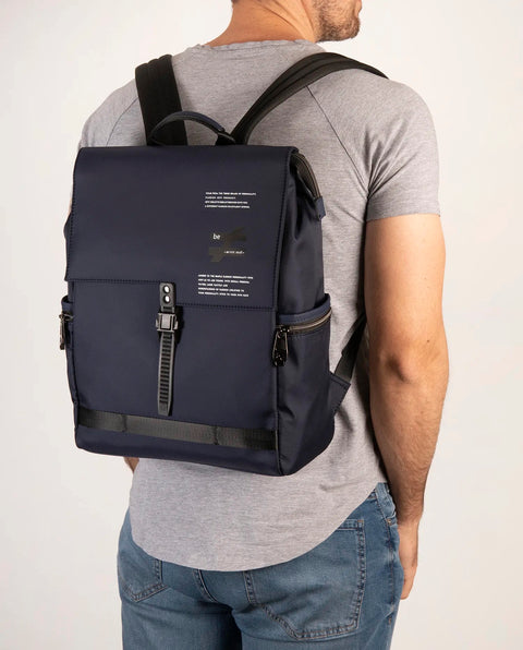 Mochila Tribeca Leo Navy - Pepe Moll