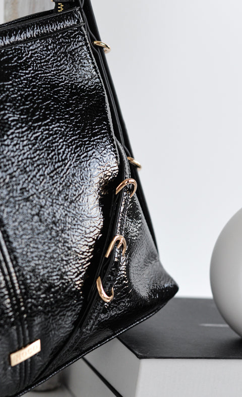Bolso Shopper Charol Hebillas - Noco