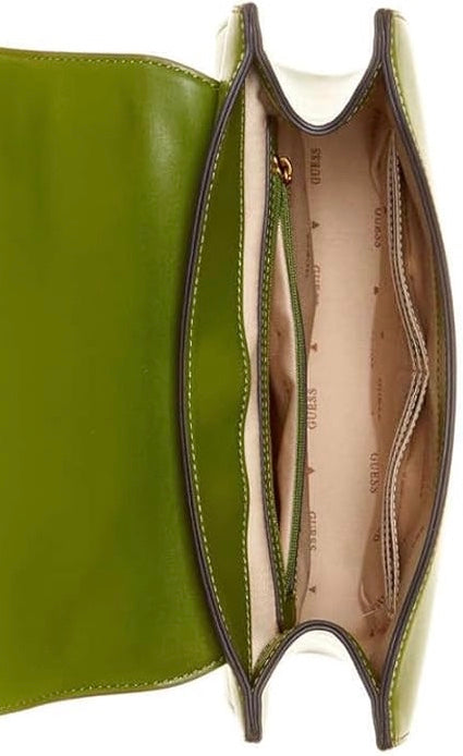 Bolso Bandolera Fleet Verde - Guess