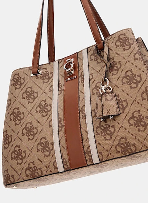 Bolso Tote Erenia Logo Latte - Guess