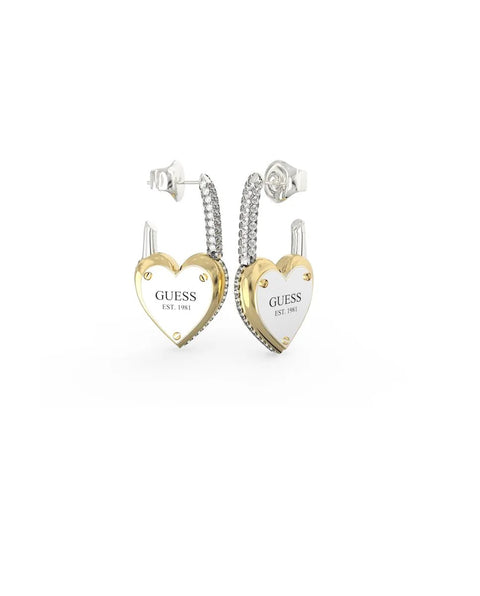 Pendientes Aretes All You Need Is Love Oro - Guess