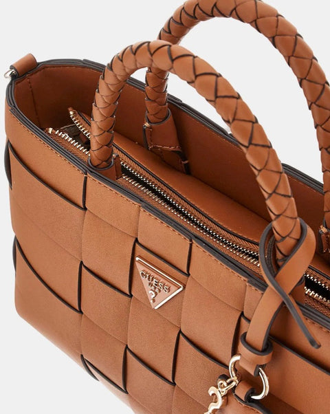 Bolso De Mano Maylee Caramelo - Guess