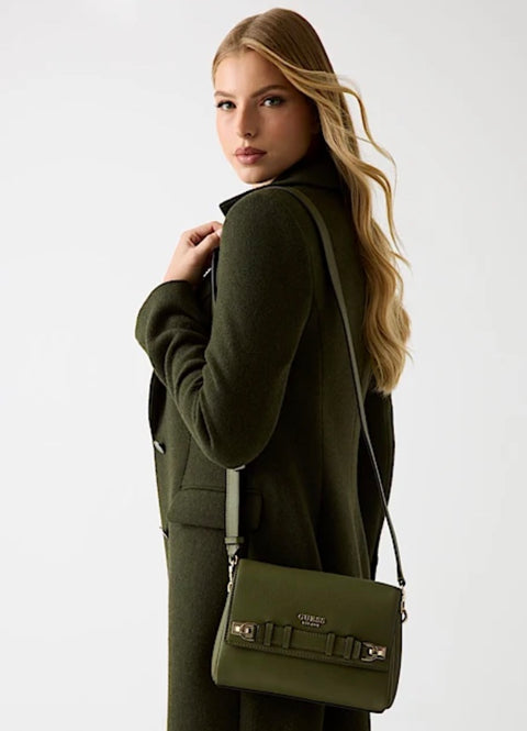 Bolso Bandolera Gregoria Verde - Guess