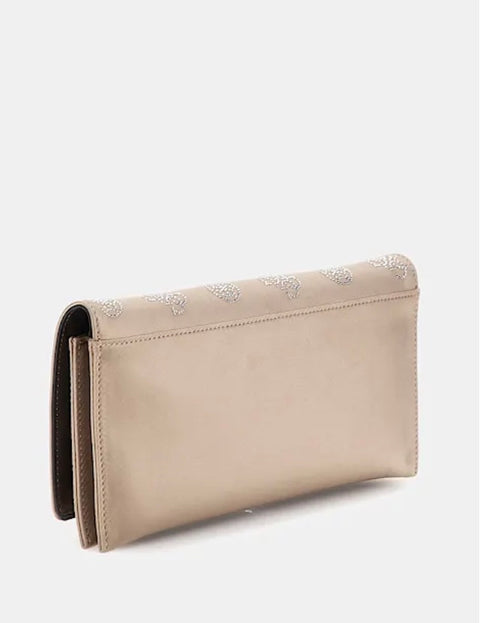Bolso Bandolera Gilded Glamour Champán - Guess