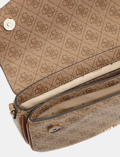 Bolso Bandolera Dea Logo Latte - Guess