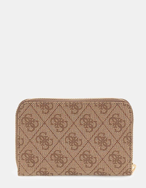 Billetera Mediana Dea Logo Latte - Guess