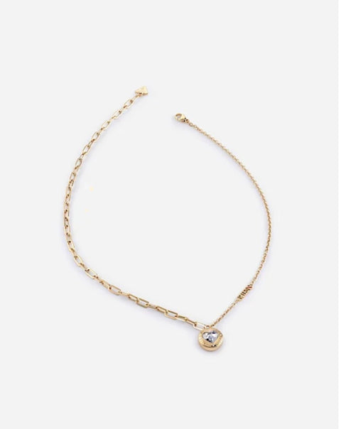 Collar Rolling Hearts Oro - Guess