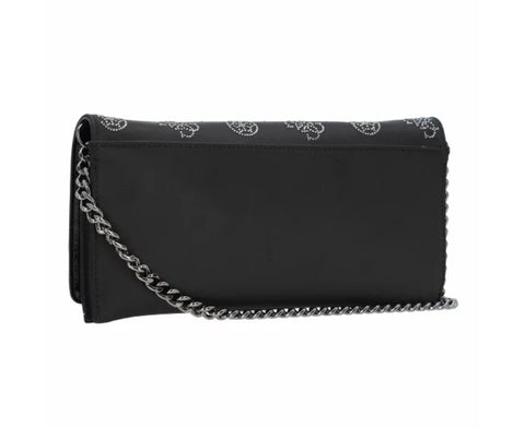 Bolso Bandolera Gilded Glamour Negra - Guess