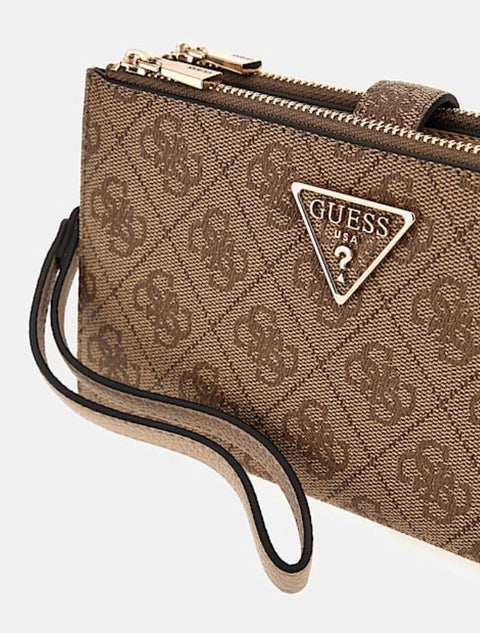 Billetera Organizador Laurel Logo Latte - Guess